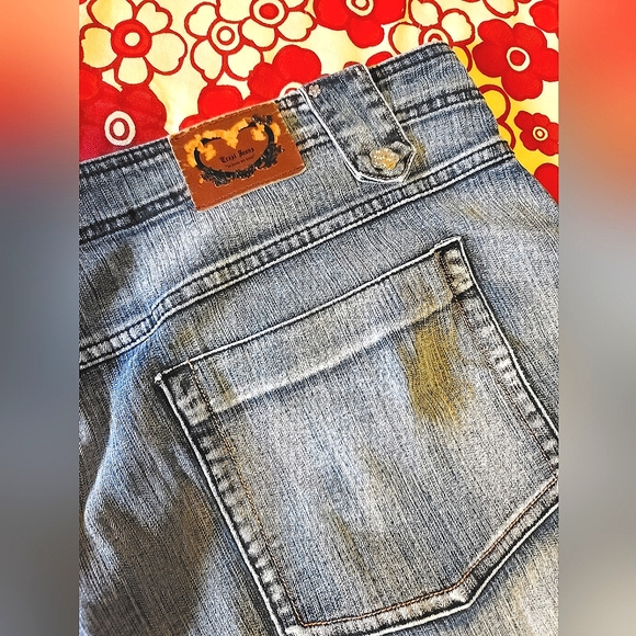 {Crest} Capri Jeans Stretch Distressed, Size 23/24 - Picture 8 of 14